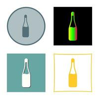 Champagne Bottle Vector Icon