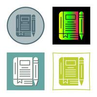 Diary Vector Icon