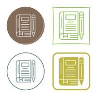Diary Vector Icon