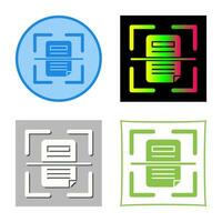 Scan Vector Icon