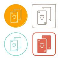 Playing Cards Vector Icon