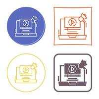 Video Marketing Vector Icon