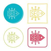 SEO Tag Vector Icon