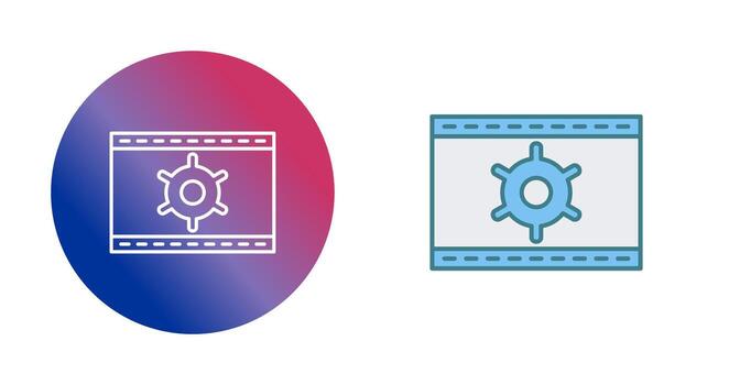 icono de vector de optimización web único