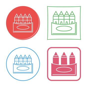 Crayons Vector Icon