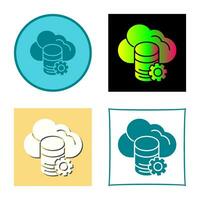 Cloud Data Vector Icon