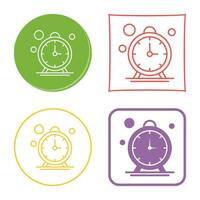 icono de vector de reloj de parada