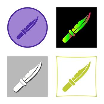 icono de vector de cuchillo