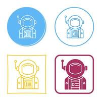 icono de vector de astronauta