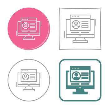 icono de vector de inicio de sesión