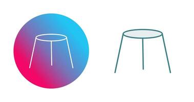 Unique Stool Vector Icon