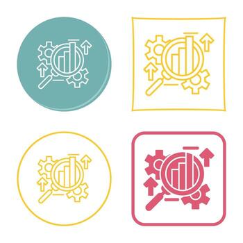 icono de vector de análisis