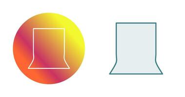 Unique Back Stand Vector Icon