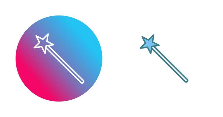Unique Magic Vector Icon