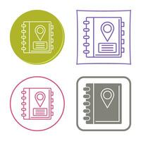 Address Book Vector Icon