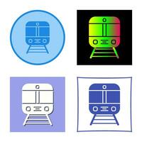 icono de vector de tren