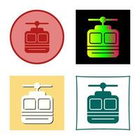 Cable car Vector Icon