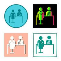 Employee Interview Vector Icon