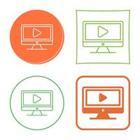 Video Lesson Vector Icon