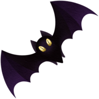 Halloween flying bat png