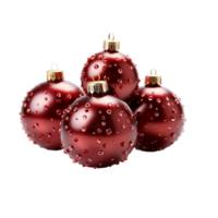 Christmas Png, Christmas Ornaments Png, Christmas Gift, Christmas Objects Png, Christmas Objects Clipart, Transparent Background, AI Generative png