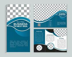 Trifold Brochure vector Template Design