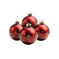 Christmas Png, Christmas Ornaments Png, Christmas Gift, Christmas Objects Png, Christmas Objects Clipart, Transparent Background, AI Generative png