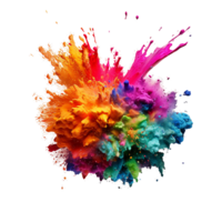 Color Explosion, Color Explosion Png, Transparent Background, AI Generative png