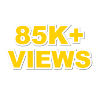 80k Views, 80k Views Png, 80k Views Celebration, png