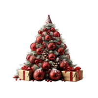 Navidad png, Navidad adornos png, Navidad regalo, Navidad objetos png, Navidad objetos clipart, transparente fondo, ai generativo png