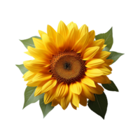 Sunflower Png, Sunflower Blossom Png, Sunflower Blossom Clipart, Transparent Background, AI Generative png