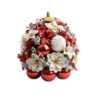 Kerstmis png, Kerstmis ornamenten png, Kerstmis geschenk, Kerstmis voorwerpen png, Kerstmis voorwerpen clip art, transparant achtergrond, ai generatief png