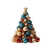 Natale png, Natale ornamenti png, Natale regalo, Natale oggetti png, Natale oggetti clipart, trasparente sfondo, ai generativo png