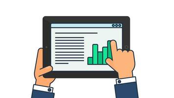 Exchange Web Page Entering Price Chart Analysis vector