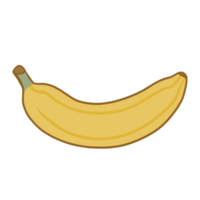 tropisch fruit, banaan, tekening png