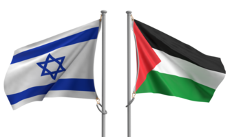 Israel palestine flag waving texture white isolated background jerusalem conflict israeli country national government war military politic business financial currency arab mosque gaza muslim middle png