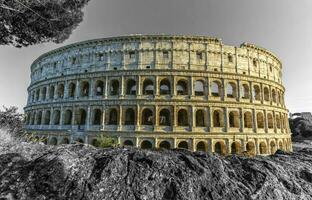 Coliseo, romaníes, Italia foto