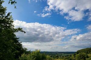 Most Beautiful British Countryside Landscape at Sharpenhoe Clappers Valley of England Luton, UK. Image Was captured on June 24th, 2023 photo