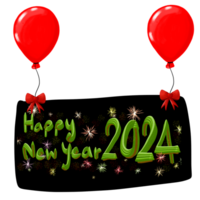 happy new year 2024 png