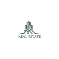 real estate logo template vector