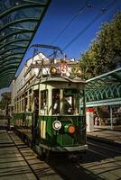 turístico y histórico tranvía, Ginebra, Suiza foto