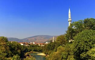 mostar antiguo ciudad, bosnia y herzegovina foto