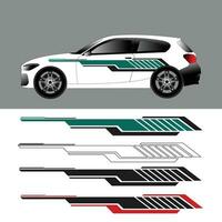 car wrap sticker design vector. car modification stickers vector