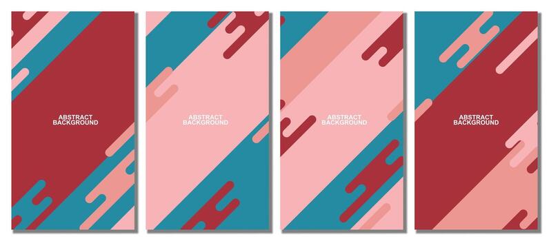 Abstract rounded set background. Abstract background. vector