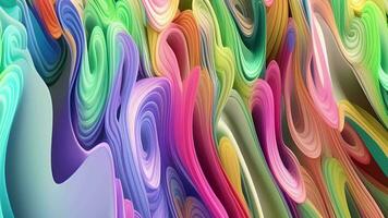 Abstract Liquid Wavy Texture Background, Generative AI video