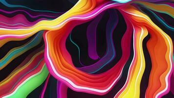 Abstract Liquid Wavy Texture Background, Generative AI video