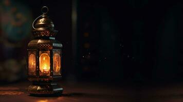Ramadán linterna antecedentes lazo ,ai creado video