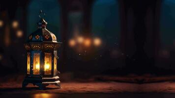 Ramadan Lantern Background Loop ,AI Created video