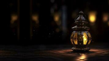 Ramadan Lantern Background Loop ,AI Created video