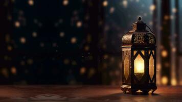 Ramadan Lantern Background Loop ,AI Created video